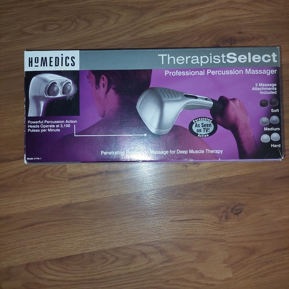 NWT HOMENEDICS MASSAGE NECK AND BACK TOOL - Picture 3 of 4